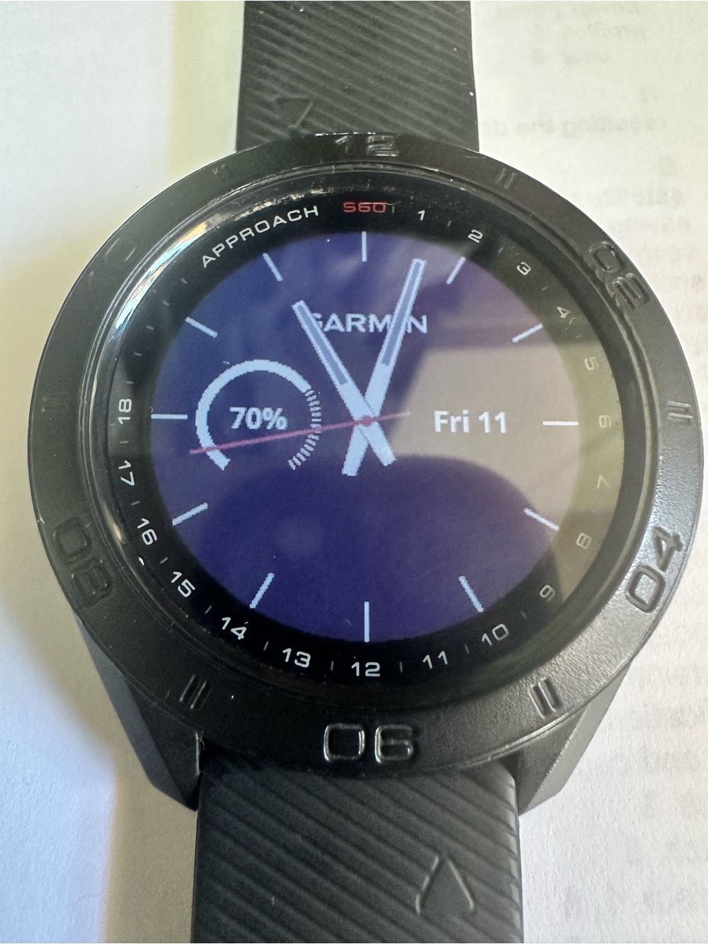 Garmin Approach S60 Black Golf Watch